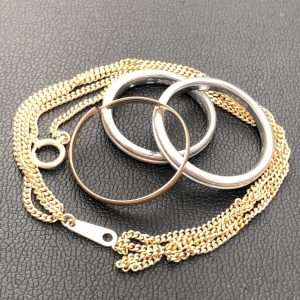 K18 / Pt950 /リング / チェーン