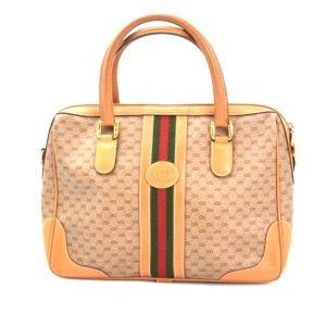 GUCCI グッチ シェリー ハンドバッグ ヴィンテージ 劣化有り