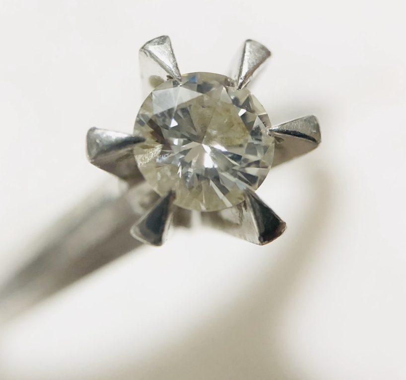 Pt900 リング ダイヤモンド0.488ct