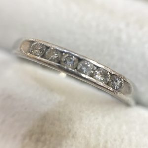 Pt850 メレダイヤ リング プラチナ850