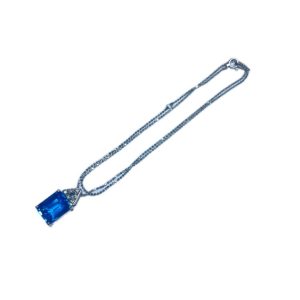 美品　　ブルートパーズ　ダイア　プラチナ900 0972111201_1.jpg