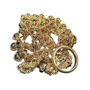 【K18 18金】ネックレス リング