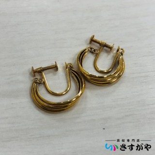 18金 イヤカフ イヤリング ピアス K18 750