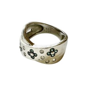 Pt900　メレダイヤリング