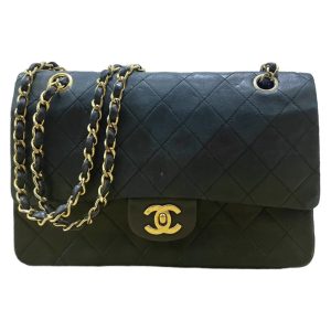 【シャネル】ダブルフラップバッグ/マトラッセ/チェーンショルダー/CHANEL