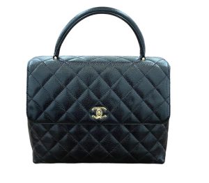 CHANEL シャネル マトラッセ キャビアスキン ハンドバッグ