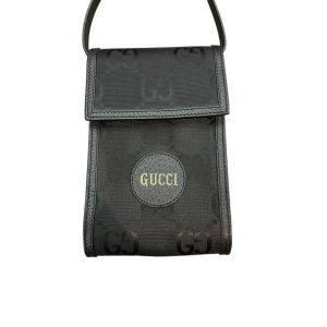 1542 グッチ GUCCI バンブー ハンドバッグ スエード 起毛革 ブラック 