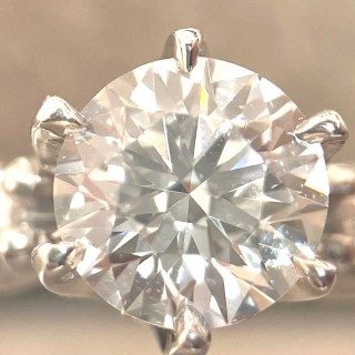 Pt900 プラチナ  ダイヤモンドリング 0.78ct