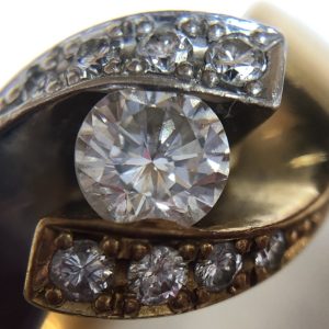 K18/Pt900 ダイヤモンド0.25ct コンビリングの買取実績 | 買取専門店さすがや