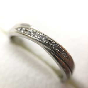 K18WG 18金ホワイトゴールド リング