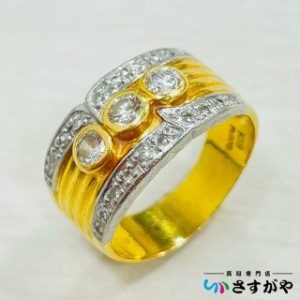 18金 メレダイヤ リング K18