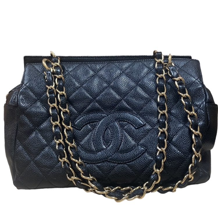 CHANEL シャネル キャビアスキン チェーンショルダーバッグ