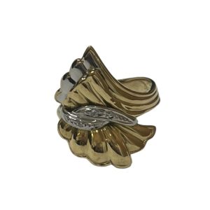 K18 Pt900 コンビリング