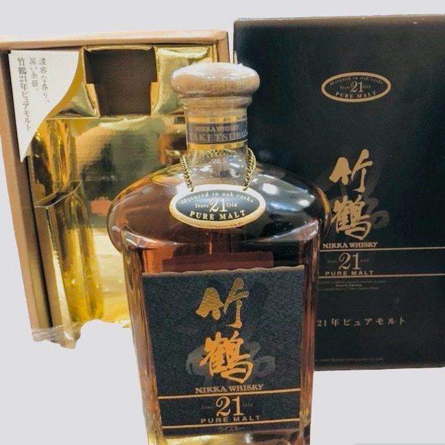 サントリー SUNTORY 竹鶴21年 角瓶