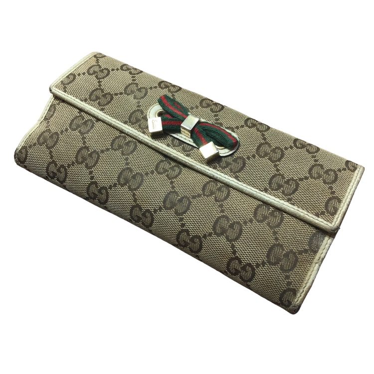 【グッチ】 GGキャンバス 長財布 GUCCI