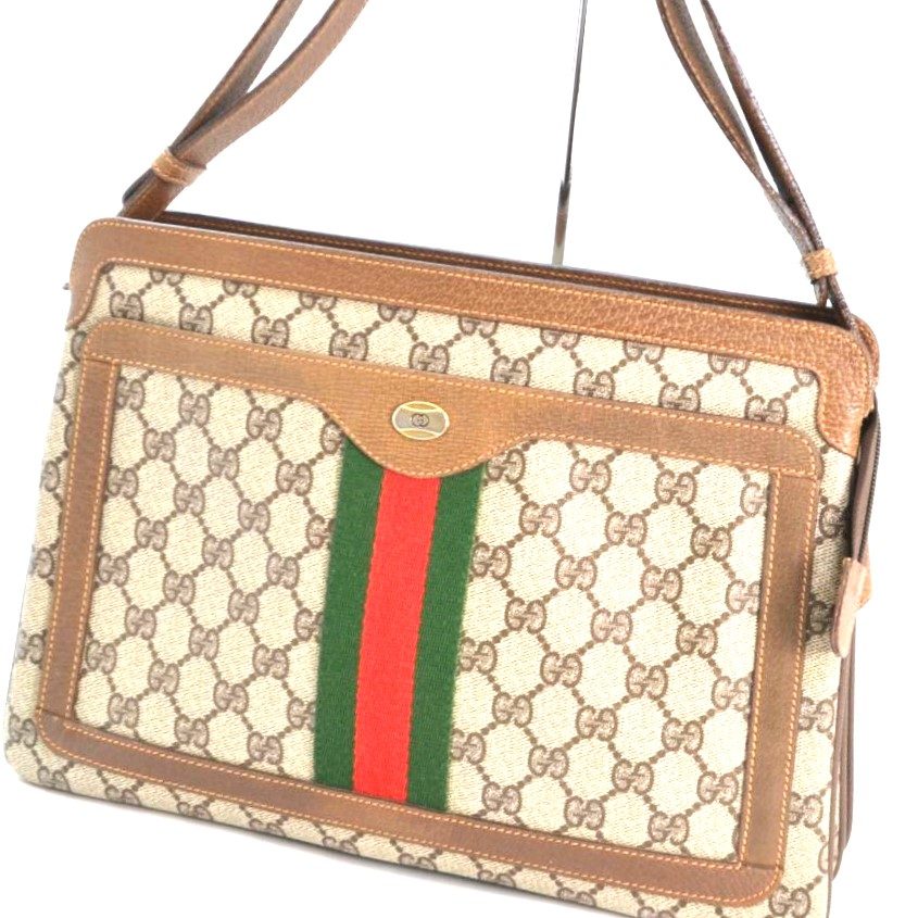 GUCCI グッチ シェリーライン バッグ ヴィンテージ 劣化有りの買取実績 