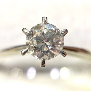 Pt950　プラチナ950　ダイヤモンド　リング　0.45ct