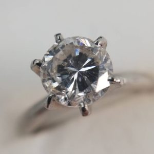 Pt900 ダイヤ付きリング