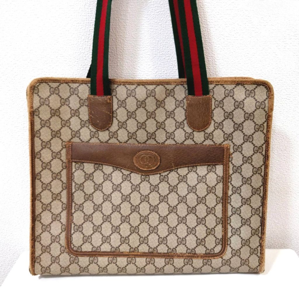 GUCCI グッチ シェリーライン トートバッグ