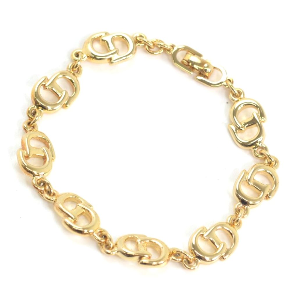 Christian Dior ブレスレット CDロゴ 刻印 アンティーク｜ブレスレット 