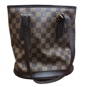 LOUIS 慌ただしい VUITTON◇ジェロニモス_ダミエ・エベヌ_BRW/PVC/BRW/N51994