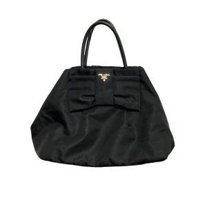 PRADA プラダ ナイロン リボンハンドバッグ