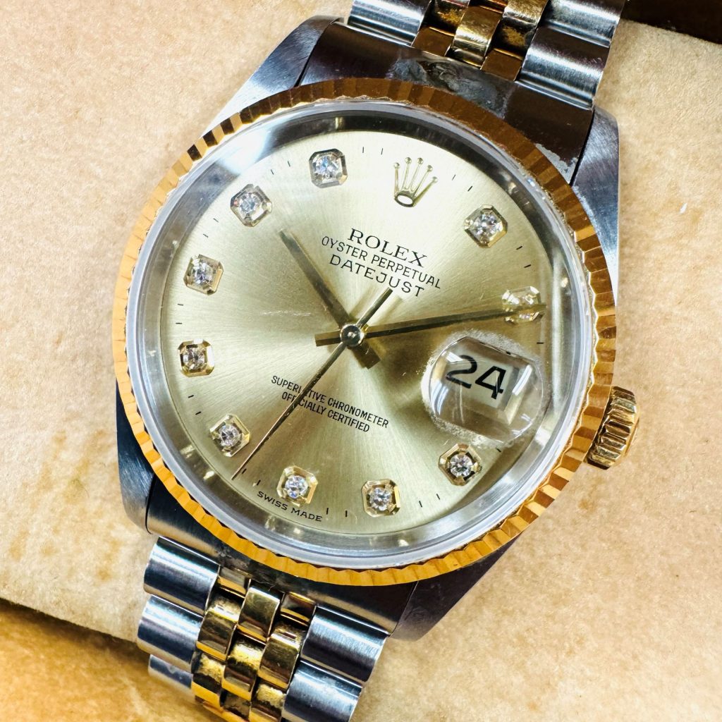 ROLEX ロレックス デイトジャスト 10Pダイヤ 16233