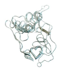 K18WG ホワイトゴールド ネックレスまとめ メレダイヤ