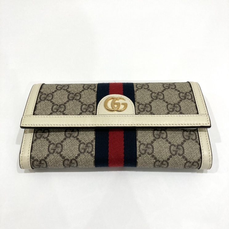 GUCCI グッチ GGストリーム シェリーライン 長財布