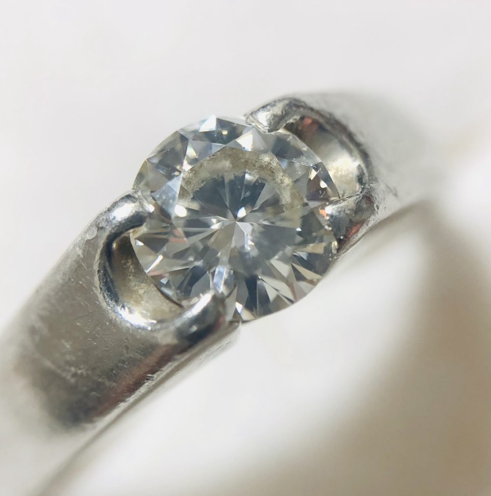 Pt900 プラチナ900 リング ダイヤモンド0.9ct