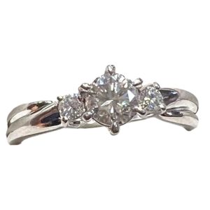 【ダイヤモンドリング】Pt900/プラチナ製/指輪/宝石鑑定書なし