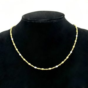 K18 Pt850 18金 プラチナ コンビネックレス