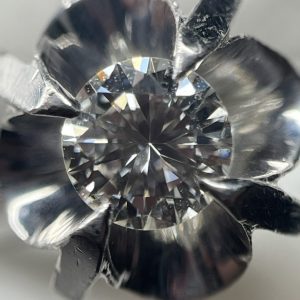 Pt850 K18 プラチナ 18金 コンビリング ダイヤモンド アクセサリー ジュエリー