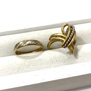 【K18 Pt900 リング】18金 プラチナ900 貴金属