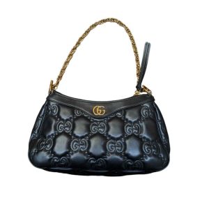 GUCCI グッチ GGマトラッセ レザー ハンドバッグ