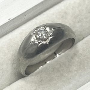 Pt900 メレダイヤモンド 0.15ct リング