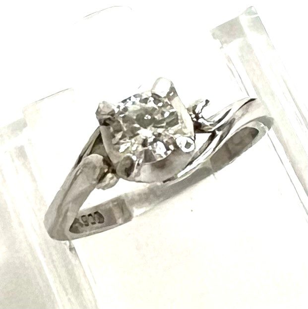 Pt900 プラチナ ダイヤ リング 0.25ct