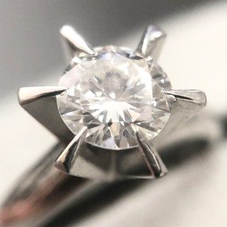 Pt900 プラチナダイヤモンドリング 0.54ct