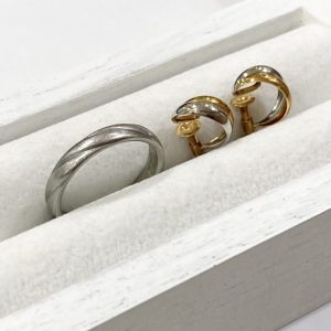 【アクセサリーまとめ】Pt900 リング K18 Pt900イヤリング