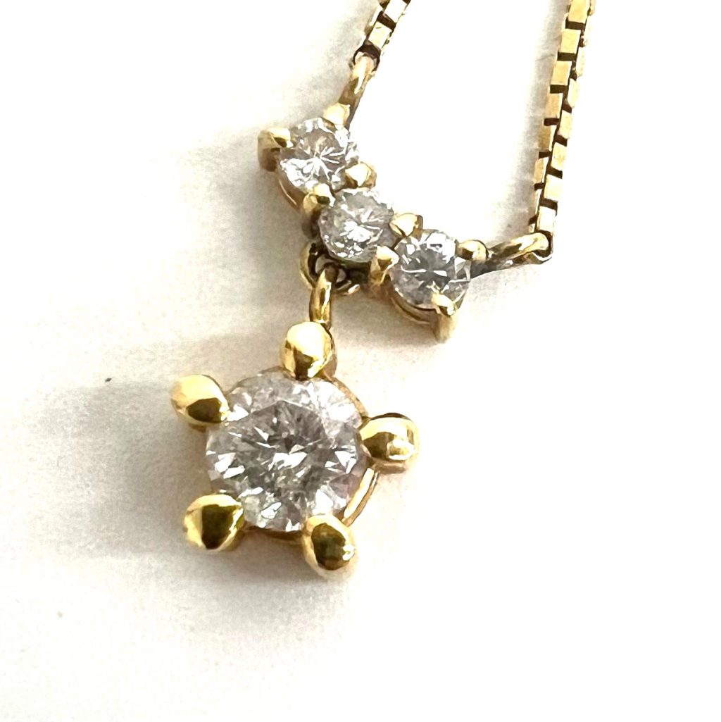 ダイヤ ネックレス K18 750 ジュエリー 宝石の買取実績 | 買取専門店 