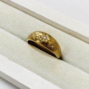 K18(18金) メレダイヤ リング