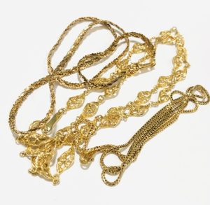 K18 18金 750 ネックレス3本まとめ