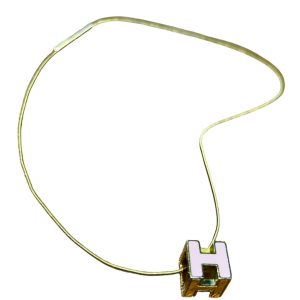 【HERMESネックレス Hキューブ】