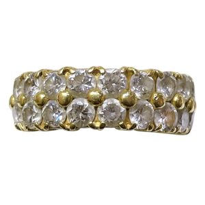 【K18 リング メレダイヤ3.0ct】