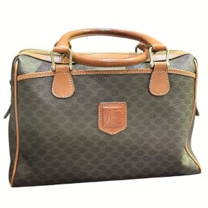 【セリーヌ】マカダム柄 ボストンバッグ CELINE