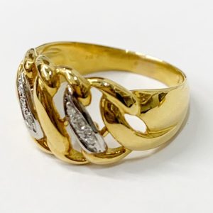 K18/Pt900 コンビリング