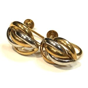 K18 Pt850 18金・プラチナコンビ イヤリング アクセサリー