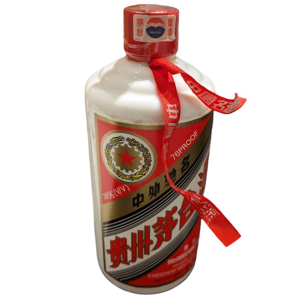 マオタイシュ 貴州茅台酒 2002年 中国酒 KWEICHOW MOUTAI 五星麦ラベル 38％