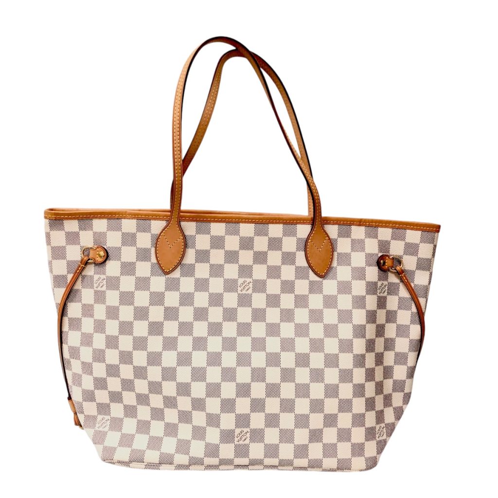 ルイヴィトン Louis Vuitton ネヴァーフル MM トートバッグ ダミエ アズール