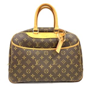 ルイヴィトン LV ドーヴィル ボーリング ヴァニティ モノグラム ハンドバッグ